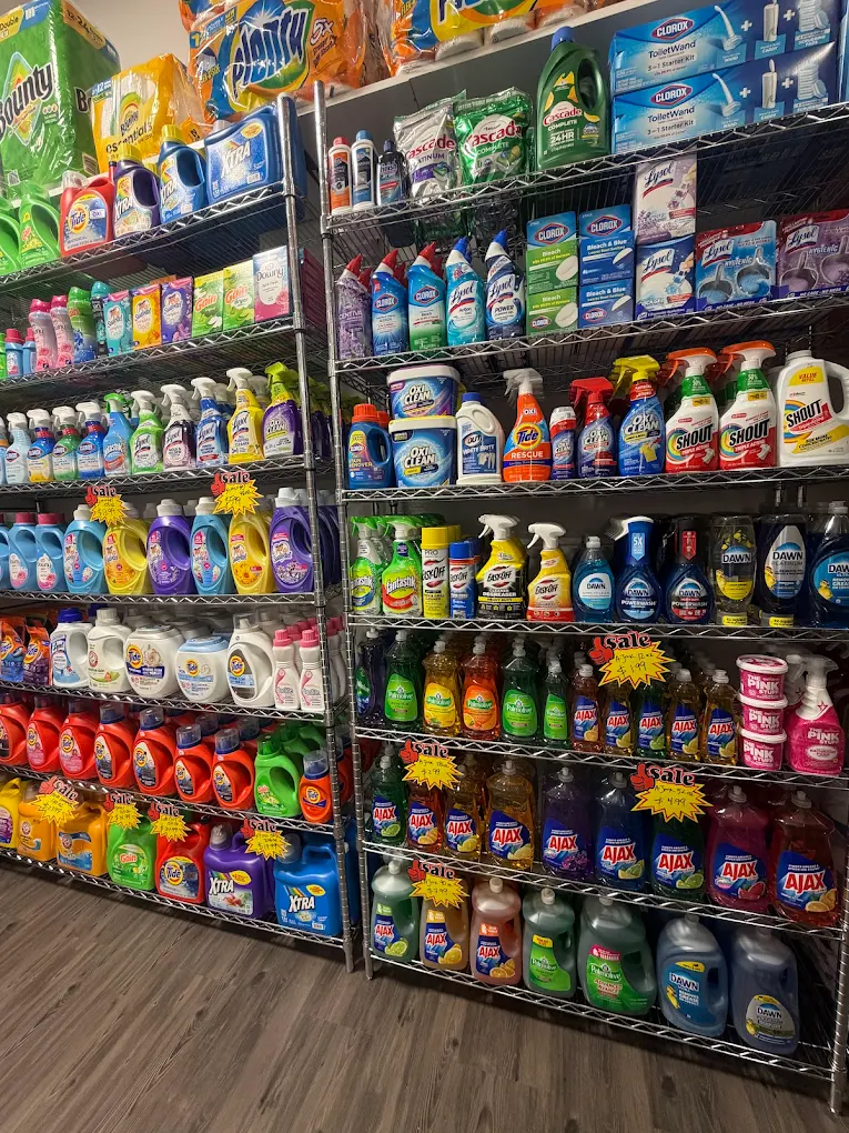 Cleaning products aisle